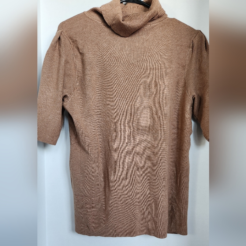 NWT Alfani Women's Turtleneck Short Sleeve Size 0X